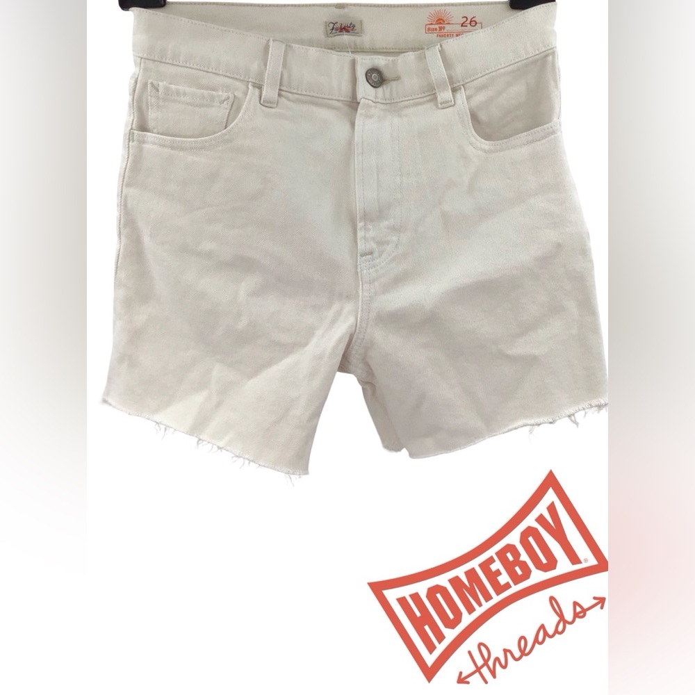Faherty Cream Cotton Blend Apparel